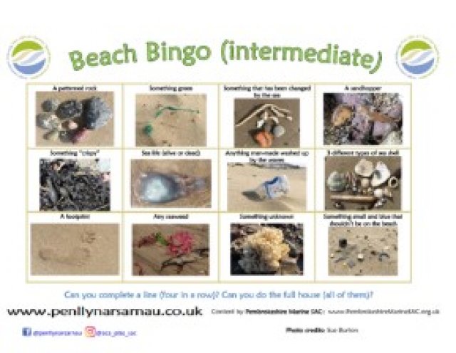 Beach bingo